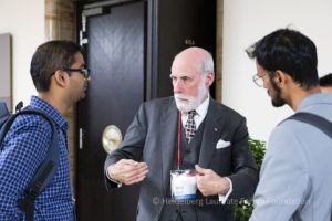 Vint Cerf talks with young researchers at HLF
