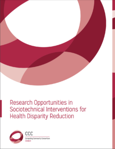 Cover of Health Disparity Reduction workshop report 